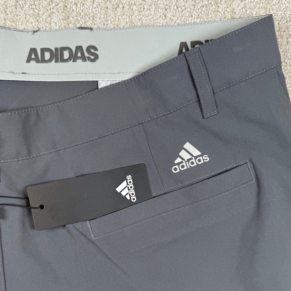 NEW Adidas Ultimate 365 Mens 40 Gray 9" Woven Performance Golf Shorts ADVR0838